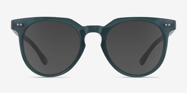 Shadow Viridian AcetateSunglass Frames from EyeBuyDirect, Front View