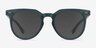Shadow Viridian AcetateSunglass Frames from EyeBuyDirect, Front View