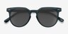 Shadow Viridian AcetateSunglass Frames from EyeBuyDirect, Closed View