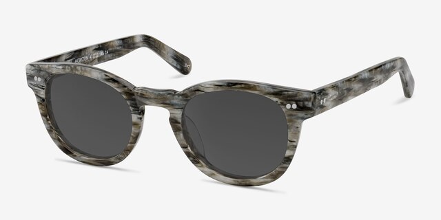 Horizon Stone AcetateSunglass Frames from EyeBuyDirect, Angle View