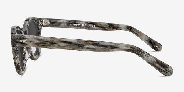 Horizon Stone AcetateSunglass Frames from EyeBuyDirect, Side View