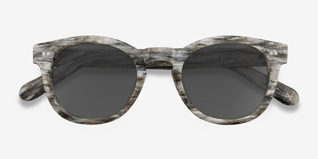 Horizon Stone AcetateSunglass Frames from EyeBuyDirect, Closed View