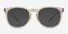 Ethereal Champagne AcetateSunglass Frames from EyeBuyDirect, Front View