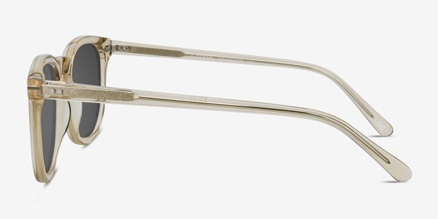 Ethereal Champagne AcetateSunglass Frames from EyeBuyDirect, Side View
