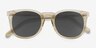 Ethereal Champagne AcetateSunglass Frames from EyeBuyDirect, Closed View