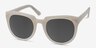 Laohu White AcetateSunglass Frames from EyeBuyDirect, Angle View