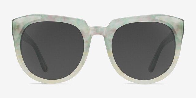 Laohu Floral AcetateSunglass Frames from EyeBuyDirect, Front View