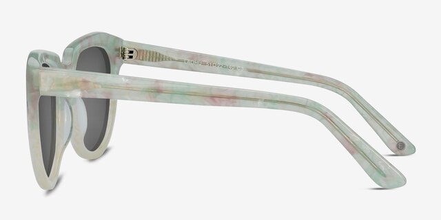 Laohu Floral AcetateSunglass Frames from EyeBuyDirect, Side View