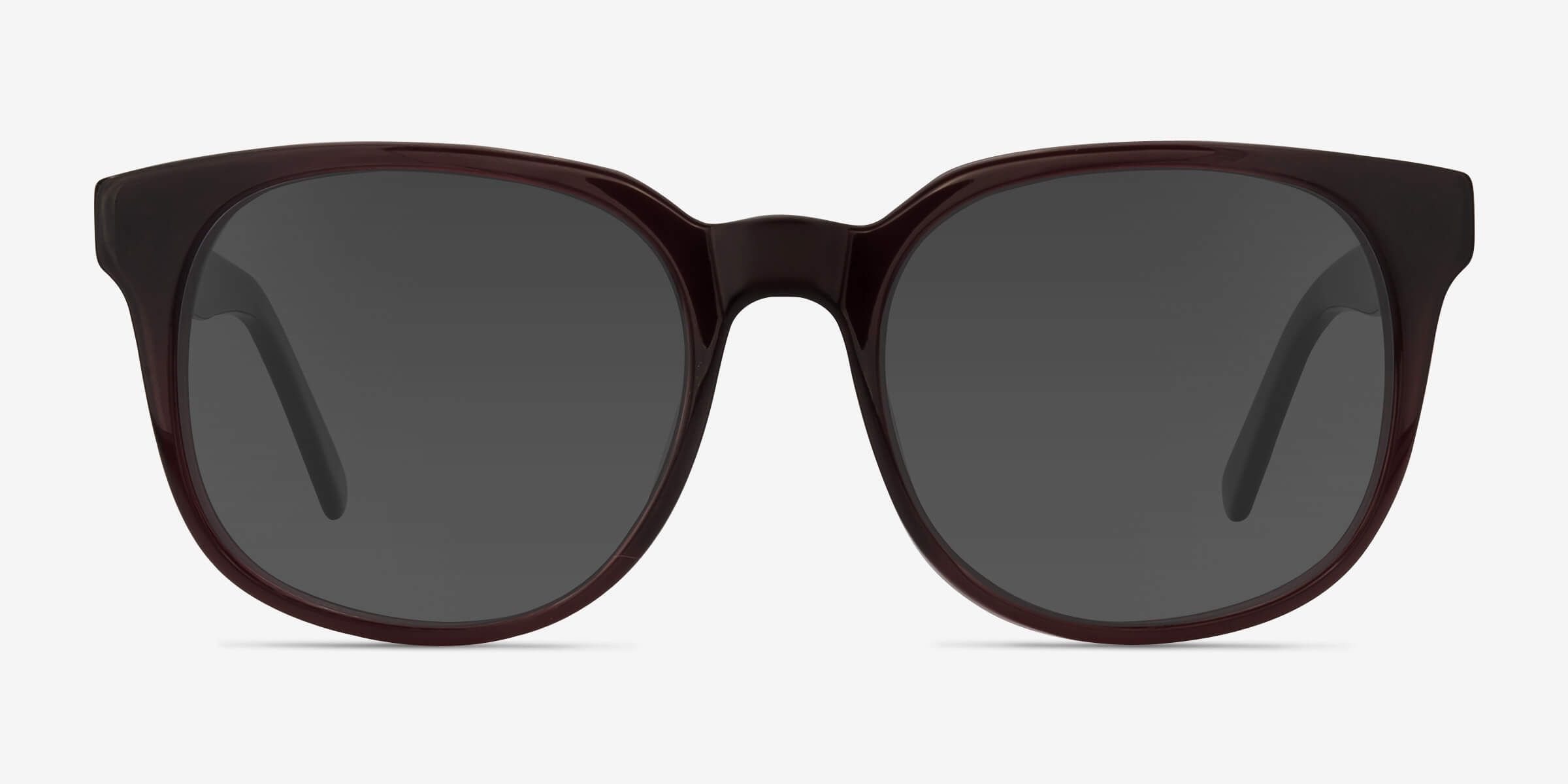 Tempest - Square Purple Brown Frame Prescription Sunglasses | EyeBuyDirect