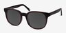 Tempest Purple Brown AcetateSunglass Frames from EyeBuyDirect, Angle View