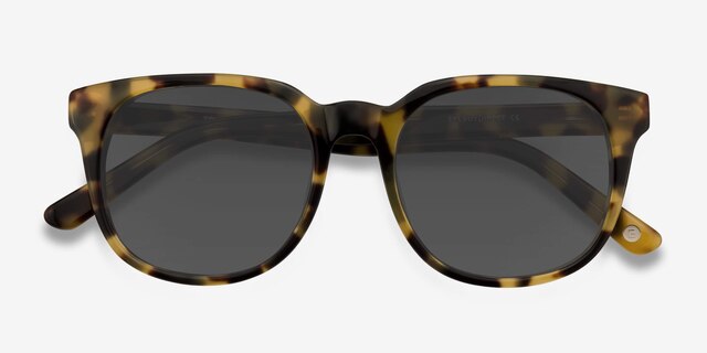 Tempest Tortoise AcetateSunglass Frames from EyeBuyDirect, Closed View