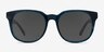 Tempest Blue AcetateSunglass Frames from EyeBuyDirect, Front View