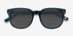 Tempest Blue AcetateSunglass Frames from EyeBuyDirect, Closed View
