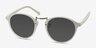 Millenium White PlasticSunglass Frames from EyeBuyDirect, Angle View
