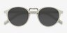 Millenium White PlasticSunglass Frames from EyeBuyDirect, Closed View