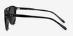Meadow Black PlasticSunglass Frames from EyeBuyDirect, Side View
