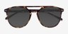 Meadow Tortoise PlasticSunglass Frames from EyeBuyDirect, Closed View