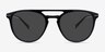 Meadow Navy PlasticSunglass Frames from EyeBuyDirect, Front View