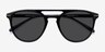 Meadow Navy PlasticSunglass Frames from EyeBuyDirect, Closed View