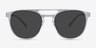 Meadow Clear PlasticSunglass Frames from EyeBuyDirect, Front View