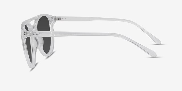 Meadow Clear PlasticSunglass Frames from EyeBuyDirect, Side View