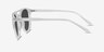 Meadow Clear PlasticSunglass Frames from EyeBuyDirect, Side View
