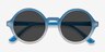 Solstice Blue Clear PlasticSunglass Frames from EyeBuyDirect, Closed View