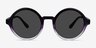 Solstice Purple Clear PlasticSunglass Frames from EyeBuyDirect, Front View