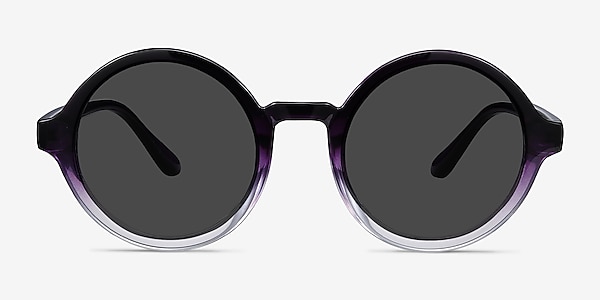 Solstice Purple Clear Plastic Sunglass Frames