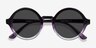 Solstice Purple Clear PlasticSunglass Frames from EyeBuyDirect, Closed View