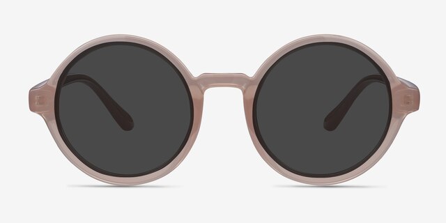 Solstice Pink PlasticSunglass Frames from EyeBuyDirect, Front View