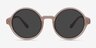 Solstice Pink PlasticSunglass Frames from EyeBuyDirect, Front View