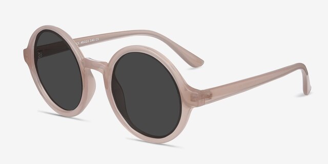 Solstice Pink PlasticSunglass Frames from EyeBuyDirect, Angle View