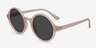 Solstice Pink PlasticSunglass Frames from EyeBuyDirect, Angle View