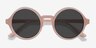 Solstice Pink PlasticSunglass Frames from EyeBuyDirect, Closed View