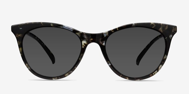 Cartel Tortoise PlasticSunglass Frames from EyeBuyDirect, Front View