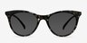 Cartel Tortoise PlasticSunglass Frames from EyeBuyDirect, Front View