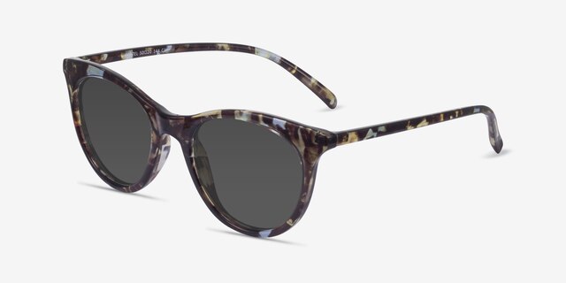 Cartel Tortoise PlasticSunglass Frames from EyeBuyDirect, Angle View