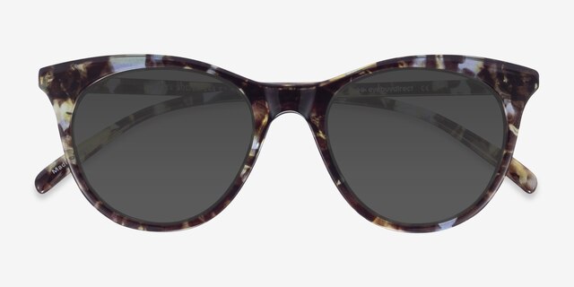 Cartel Tortoise PlasticSunglass Frames from EyeBuyDirect, Closed View