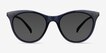 Cartel Clear Navy PlasticSunglass Frames from EyeBuyDirect, Front View