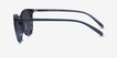 Cartel Clear Navy PlasticSunglass Frames from EyeBuyDirect, Side View