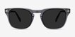 Daikon Gray AcetateSunglass Frames from EyeBuyDirect, Front View