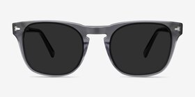 Daikon Gris Acétate Soleil de Lunette de vue d'EyeBuyDirect, Vue de Face