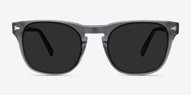 Daikon Gray AcetateSunglass Frames from EyeBuyDirect, Front View