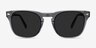 Daikon Gray AcetateSunglass Frames from EyeBuyDirect, Front View
