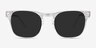 Daikon Clear AcetateSunglass Frames from EyeBuyDirect, Front View