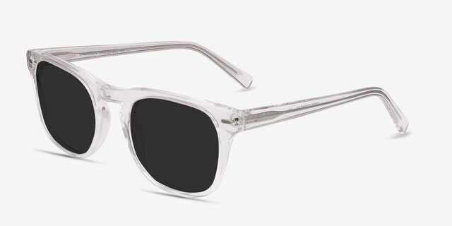 Daikon Clear AcetateSunglass Frames from EyeBuyDirect, Angle View