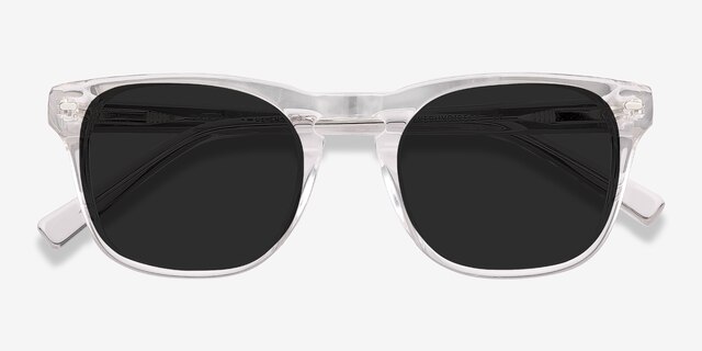 Daikon Clear AcetateSunglass Frames from EyeBuyDirect, Closed View