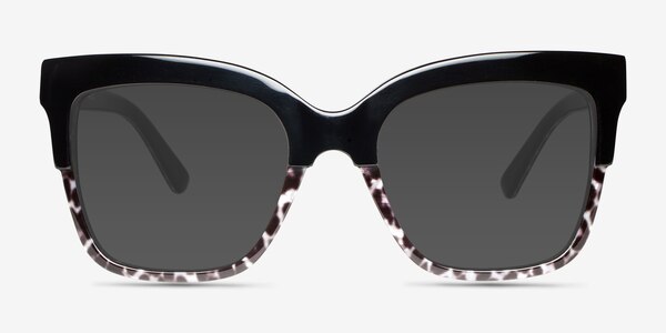 Intrigue Black Leopard Acetate Sunglass Frames