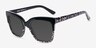 Intrigue Black Leopard AcetateSunglass Frames from EyeBuyDirect, Angle View